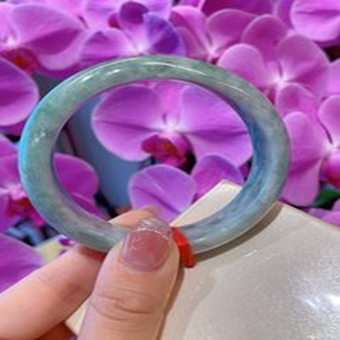 Natural Jadeite Bangle | 56.4mm | Width 15.1mm | #V564151000059