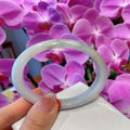 Natural Jadeite Bangle | 56.5mm | Width 12.6mm | #V565126000110