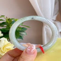 Natural Jadeite Bangle | 56.5mm | Width 13mm | #V565130000534