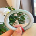Natural Jadeite Bangle | 56.5mm | Width 15.3mm | #V565153000380
