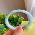 Natural Jadeite Bangle | 56.6mm | Width 13.6mm | #V566136000887