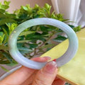 Natural Jadeite Bangle | 56.6mm | Width 15.1mm | #V566151000565