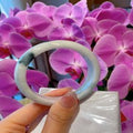 Natural Jadeite Bangle | 56.7mm | Width 14.7mm | #V567147000161