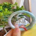 Natural Jadeite Bangle | 56.7mm | Width 15.3mm | #V567153000761