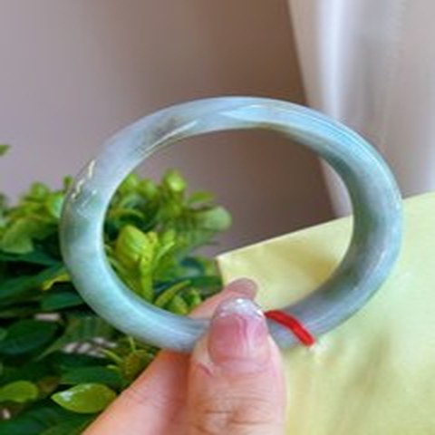 Natural Jadeite Bangle | 56.8mm | Width 14.5mm | #V568145000841