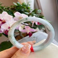 Natural Jadeite Bangle | 56.9mm | Width 12.9mm | #V569129000406
