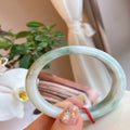 Natural Jadeite Bangle | 57mm | Width 13.7mm | #V570137000214