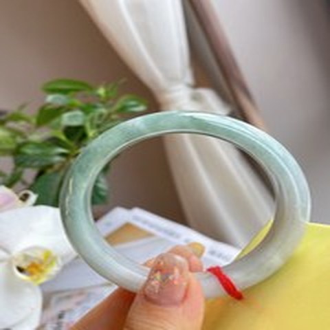 Natural Jadeite Bangle | 57mm | Width 15.2mm | #V570152000526