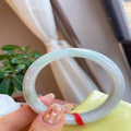 Natural Jadeite Bangle | 57.1mm | Width 13.1mm | #V571131000459