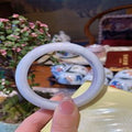 Natural Jadeite Bangle | 57.5mm | Width 15.5mm | #V575155000035