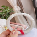 Natural Jadeite Bangle | 57.5mm | Width 16mm | #V575160000442