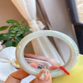 Natural Jadeite Bangle | 57.8mm | Width 13.9mm | #V578139000664