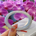 Natural Jadeite Bangle | 56.8mm | Width 14.4mm | #X568144000121