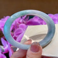 Natural Jadeite Bangle | 56.9mm | Width 14mm | #X569140000126