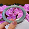 Natural Jadeite Bangle | 56.9mm | Width 15.4mm | #X569154000196
