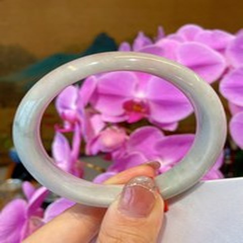 Natural Jadeite Bangle | 57.7mm | Width 14mm | #X577140000085