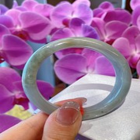 Natural Jadeite Bangle | 50.8mm | Width 11.2mm | #Z508112000011