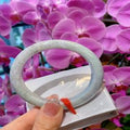 Natural Jadeite Bangle | 57.8mm | Width 12.4mm | #Z578124000010