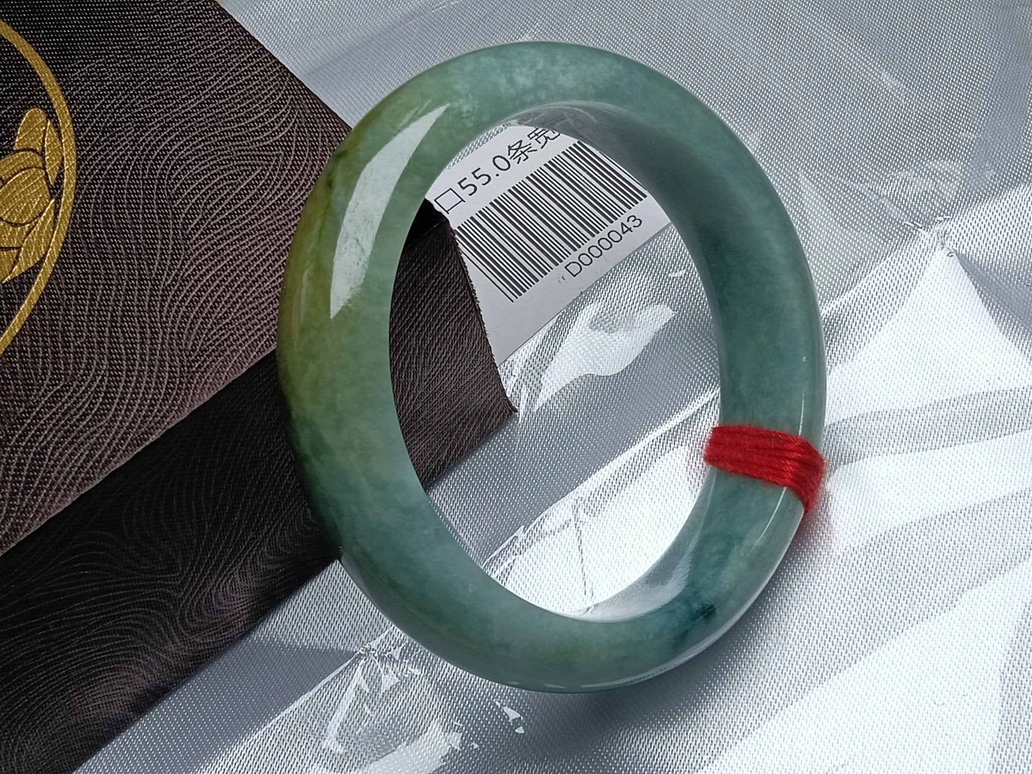Even Apple Green Natural Grade - A Jadeite Bangles (Size:55 - 56mm) - Jadeite Ding