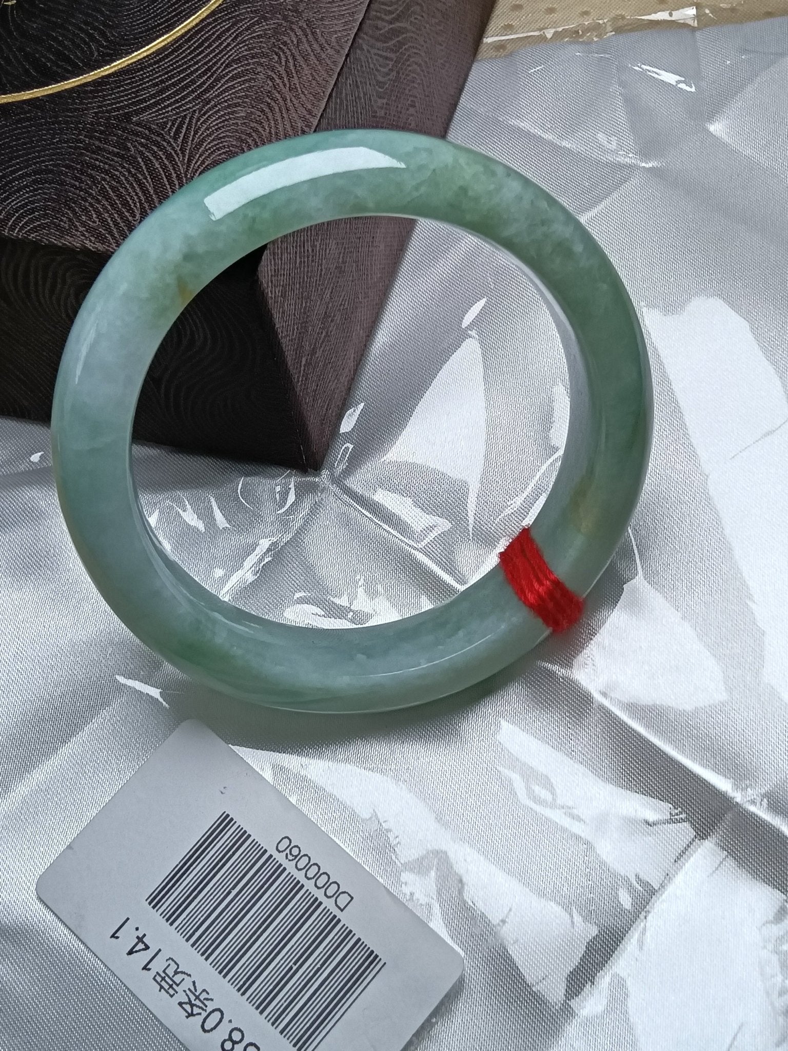 Full Apple Green Even color Nature Type - A Jadeite Bangles (Size:58mm) - Jadeite Ding