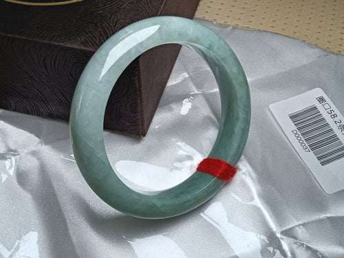 Full Apple Green Even color Nature Type - A Jadeite Bangles (Size:58mm) - Jadeite Ding