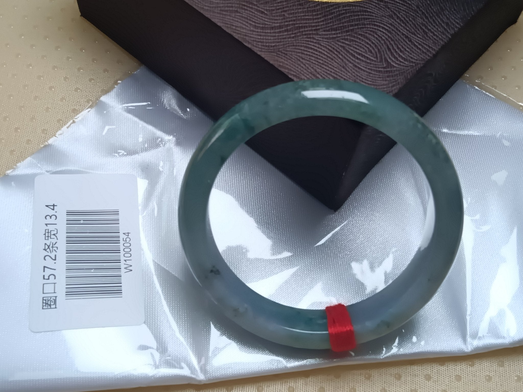 Full Green Burmese JGIA Certified Jadeite Bangle (Size:56 - 58mm) W054 - Jadeite Ding
