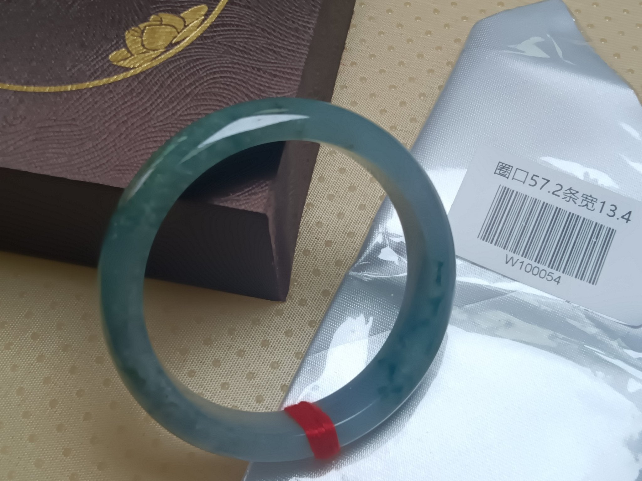 Full Green Burmese JGIA Certified Jadeite Bangle (Size:56 - 58mm) W054 - Jadeite Ding