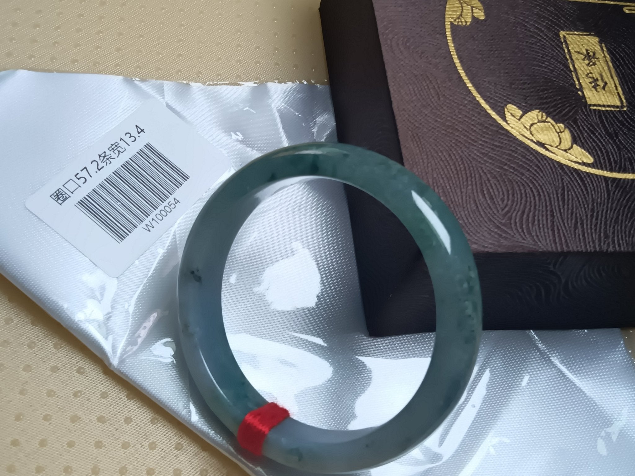 Full Green Burmese JGIA Certified Jadeite Bangle (Size:56 - 58mm) W054 - Jadeite Ding