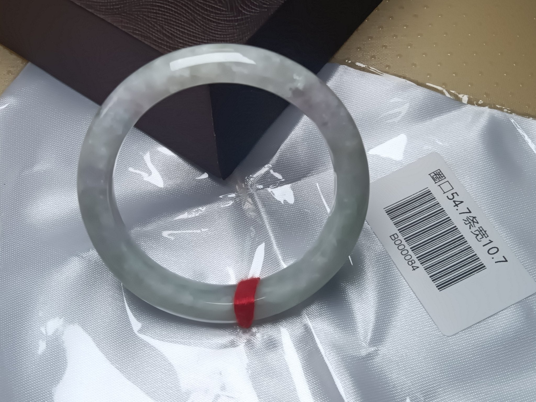 Moonlight Color Lavender Burmese JGIA Certified Jadeite Bangle (Size:54 - 55mm) - Jadeite Ding