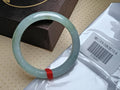 Natural Burmese Type - A Full Light Apple Green Jadeite Bangles (Size59 - 60mm) - Jadeite Ding