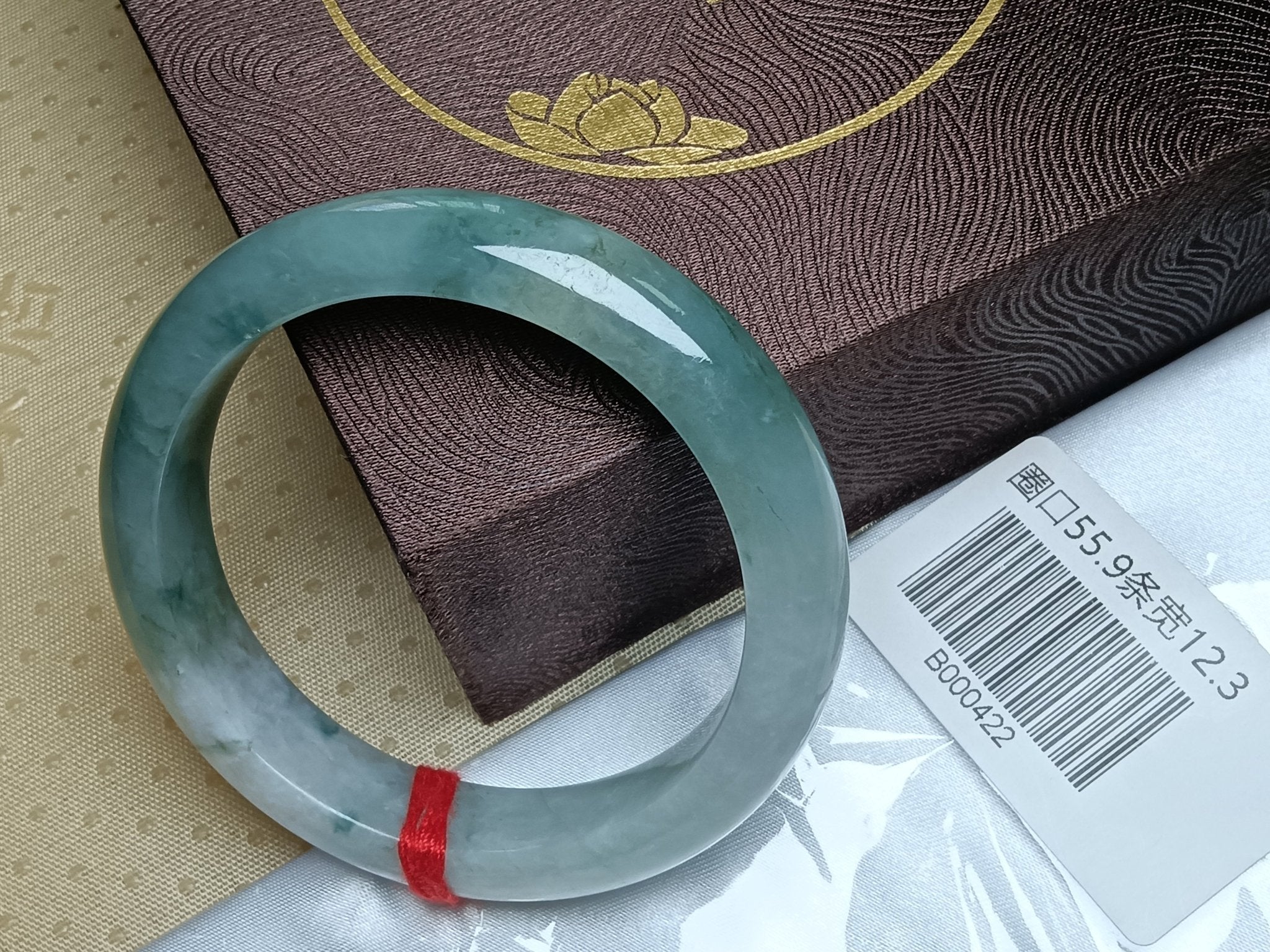 Traditional Bracelet Apple Green Burmese JGIA Certified Jadeite Bangle (Size:55 - 56mm) - Jadeite Ding
