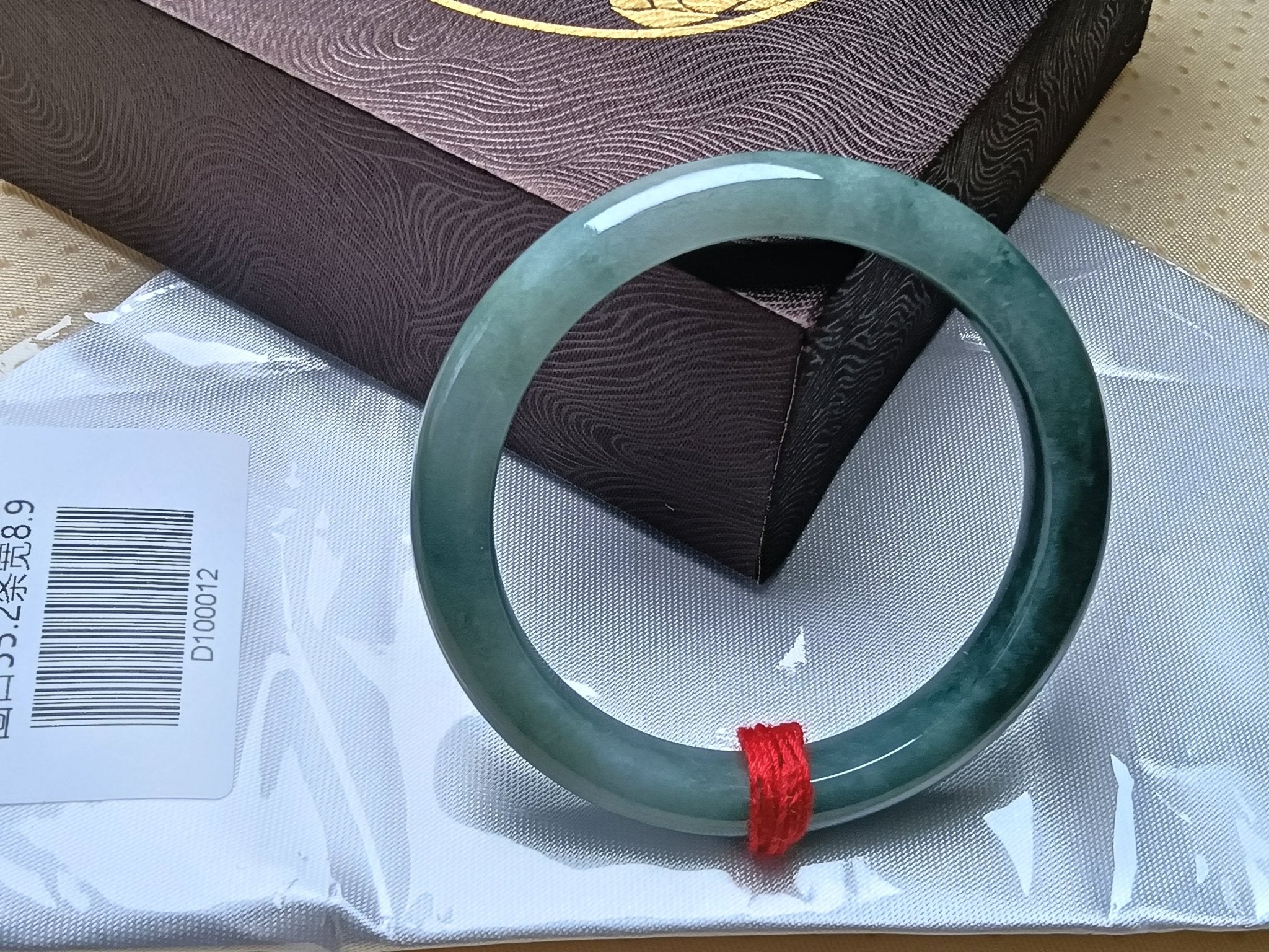 Watery Apple Green Even Color Nature Type - A Jadeite Bangles (Size:55 - 56mm) - Jadeite Ding