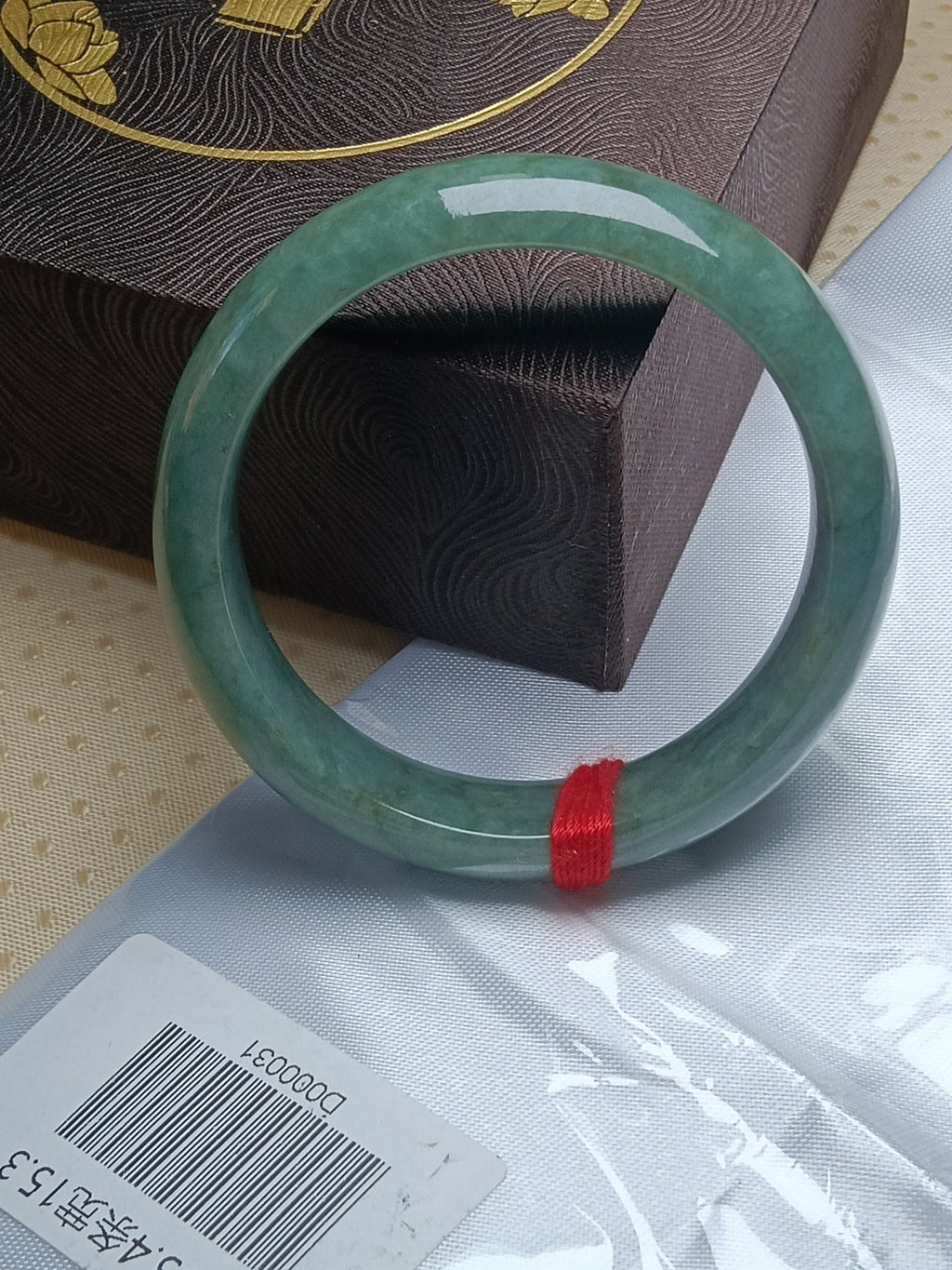 Watery Apple Green Even Color Nature Type - A Jadeite Bangles (Size:55 - 56mm) - Jadeite Ding