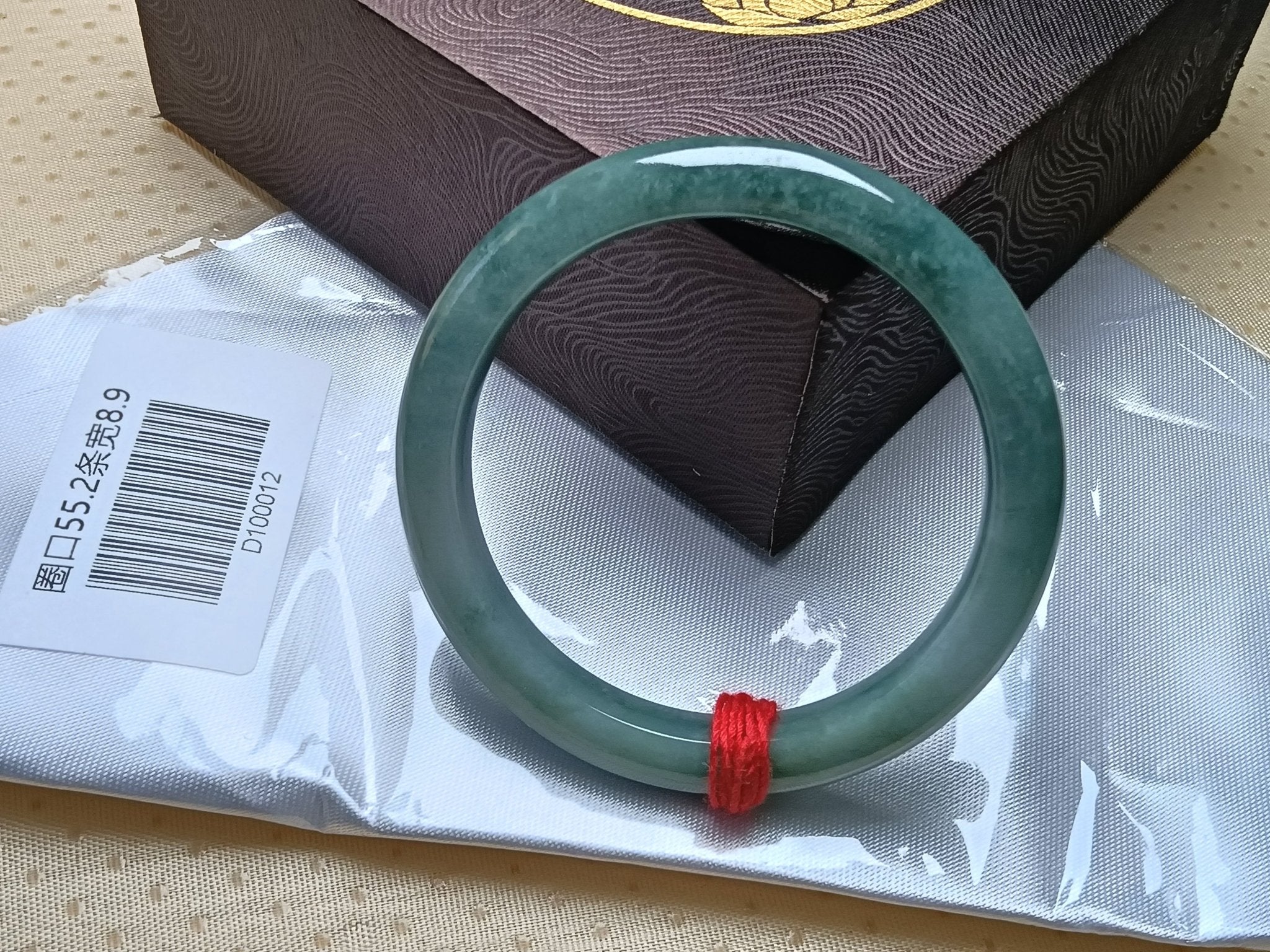 Watery Apple Green Even Color Nature Type - A Jadeite Bangles (Size:55 - 56mm) - Jadeite Ding