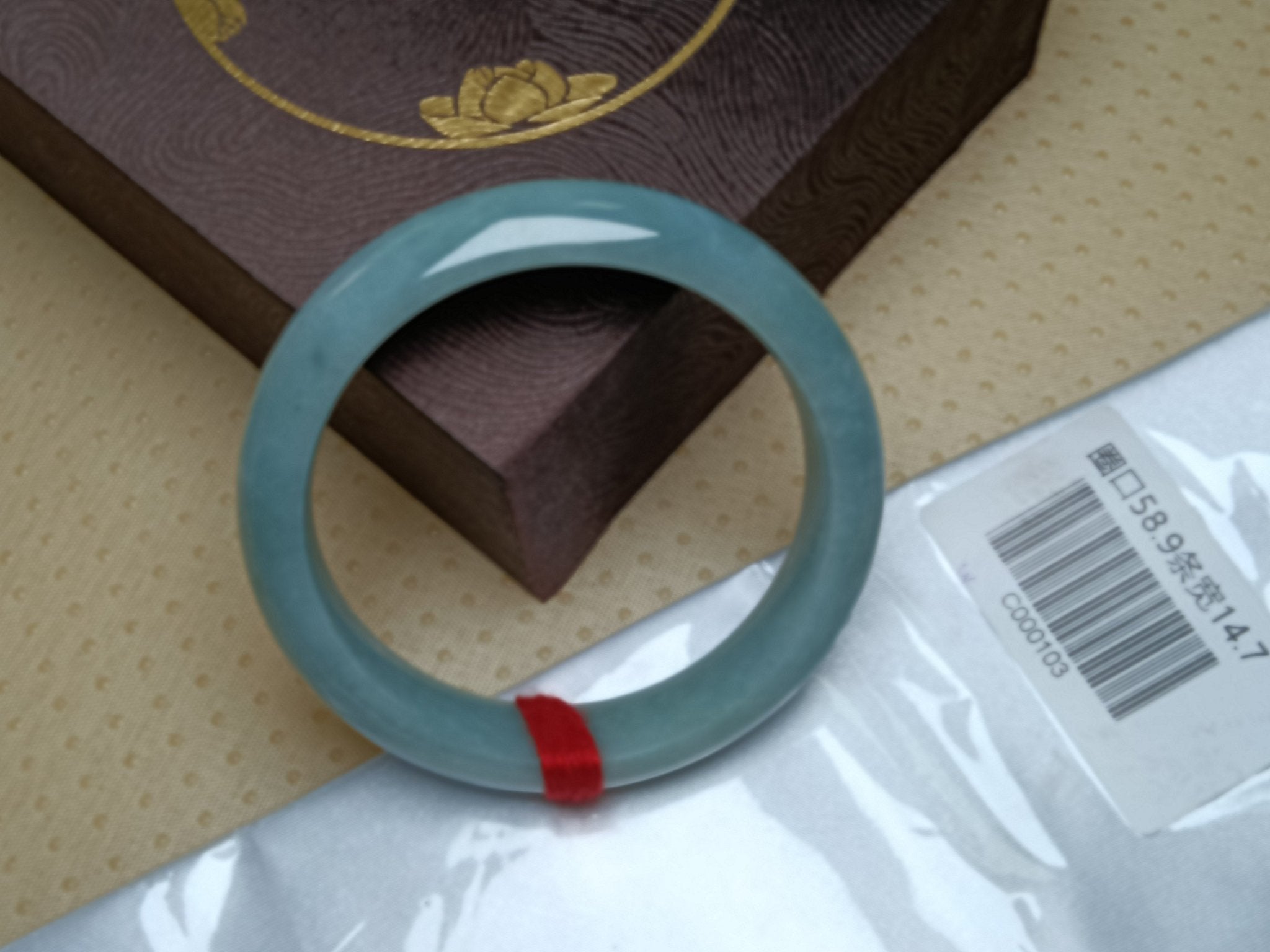 Watery Full Apple Green Nature Type - A Jadeite Bangles (Size:58 - 59mm) - Jadeite Ding