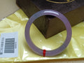 Watery Icy Lavender with Green Floating Flower Natural Burmess Type - A Jadeite Bangles (Size:55 - 56mm) S015 - Jadeite Ding
