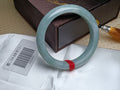 Watery Light Green Nature Tyle - A Jadeite Bangles (Size:54 - 55mm) D057 - Jadeite Ding